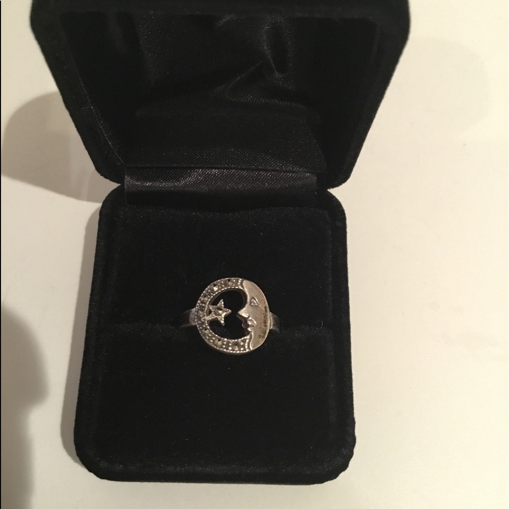 Sterling Silver Half Moon 925